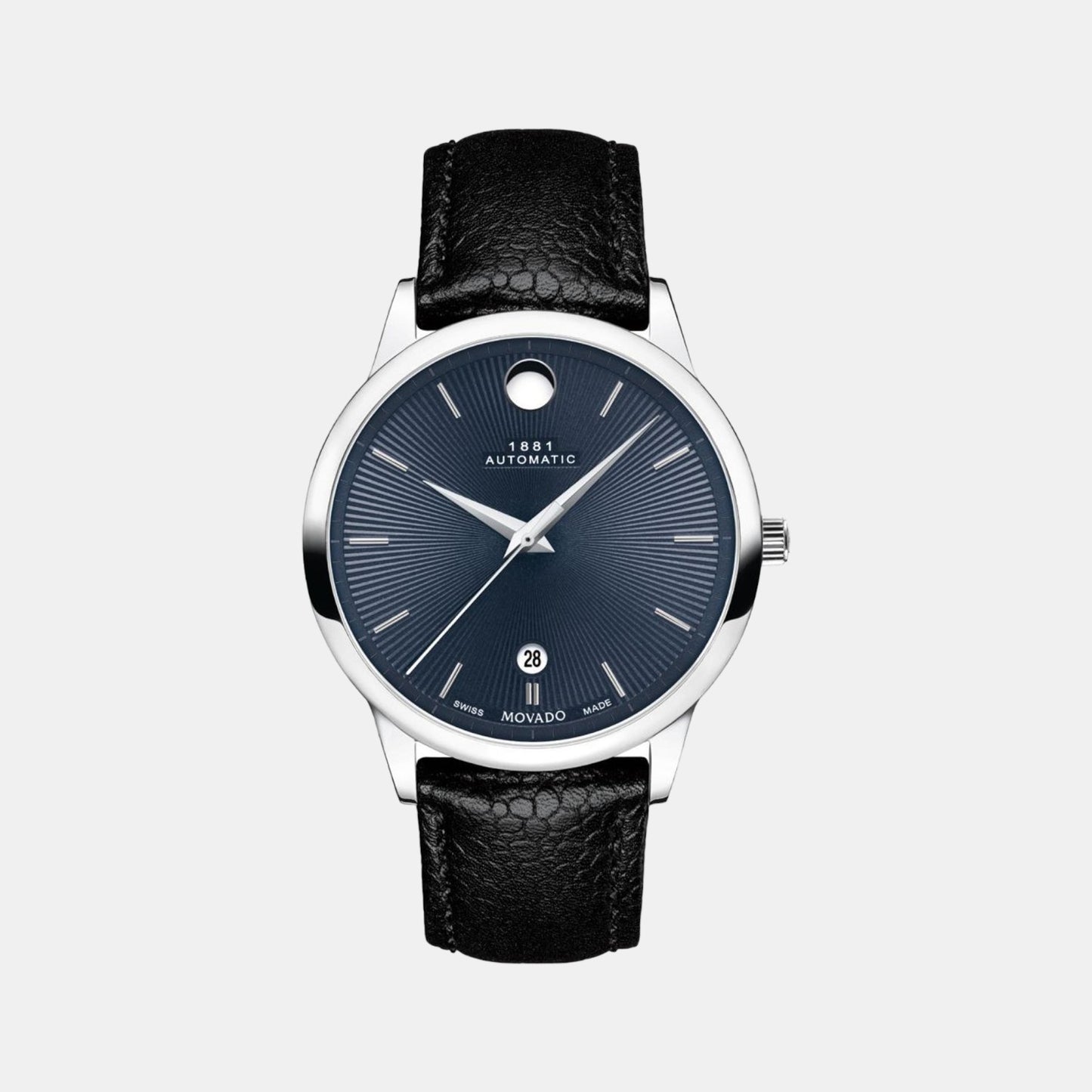 Male Blue Analog Leather Watch 607454