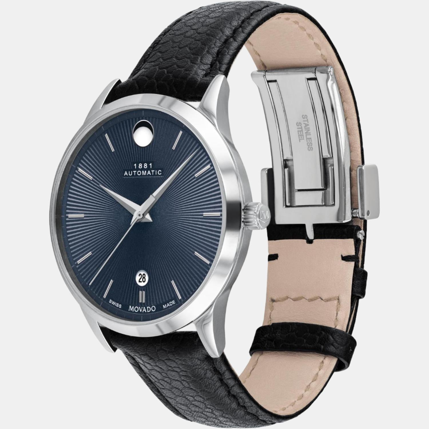 Movado 40 mm Round Quartz watch