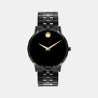 Male Black Analog Stainless Steel Watch 607626