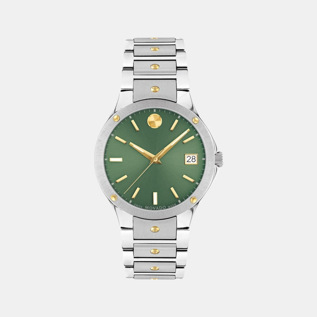 Female Green Analog Stainless Steel Watch 607635
