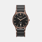 Male Black Analog Ceramic Watch 658833 43 55 61