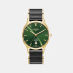 Male Green Analog Stainless Steel Watch 658833 48 75 61