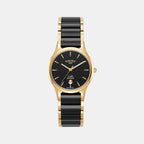 Female Black Analog Stainless Steel Watch 658844 48 55 61