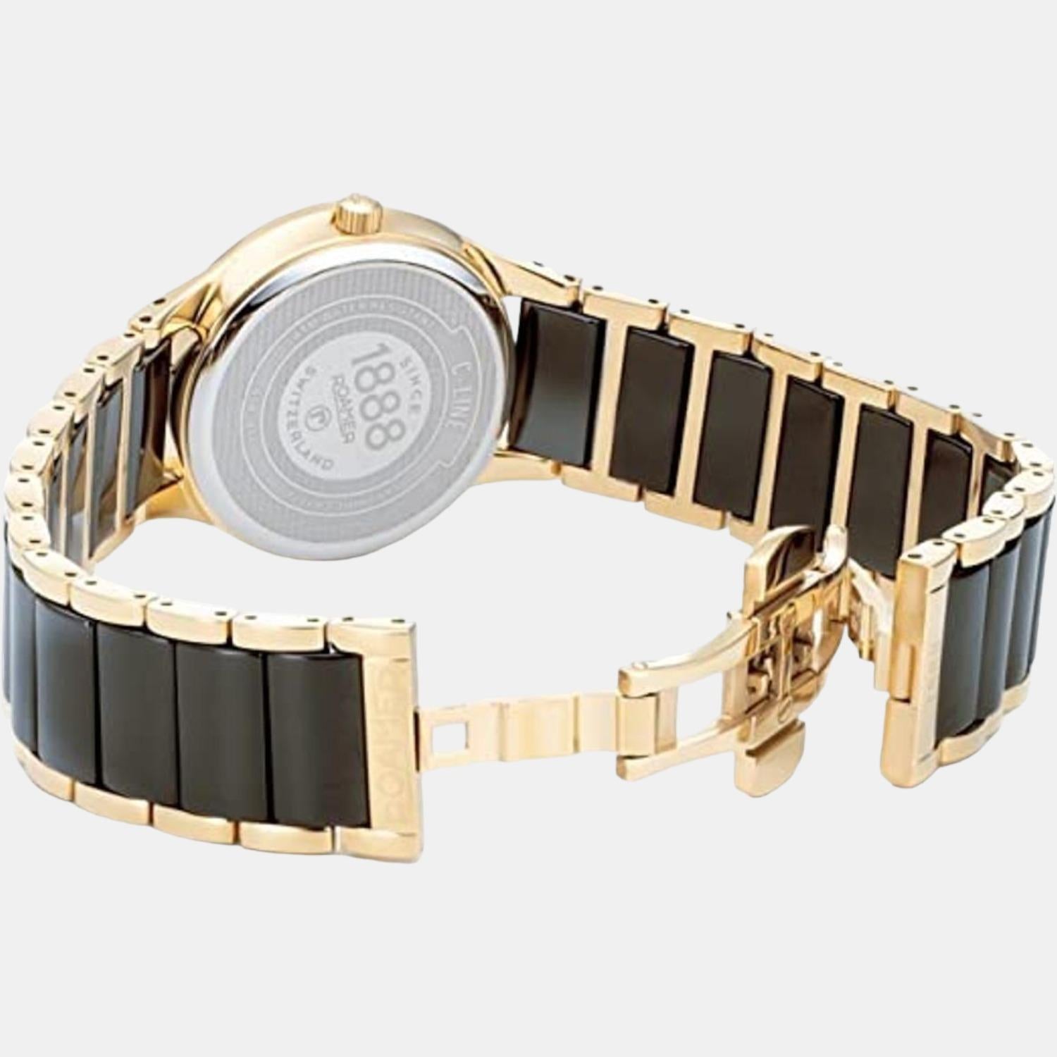 roamer-ceramic-brown-analog-female-watch-658844-48-65-63