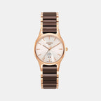 Female Beige Analog Stainless Steel Watch 658844 49 35 63