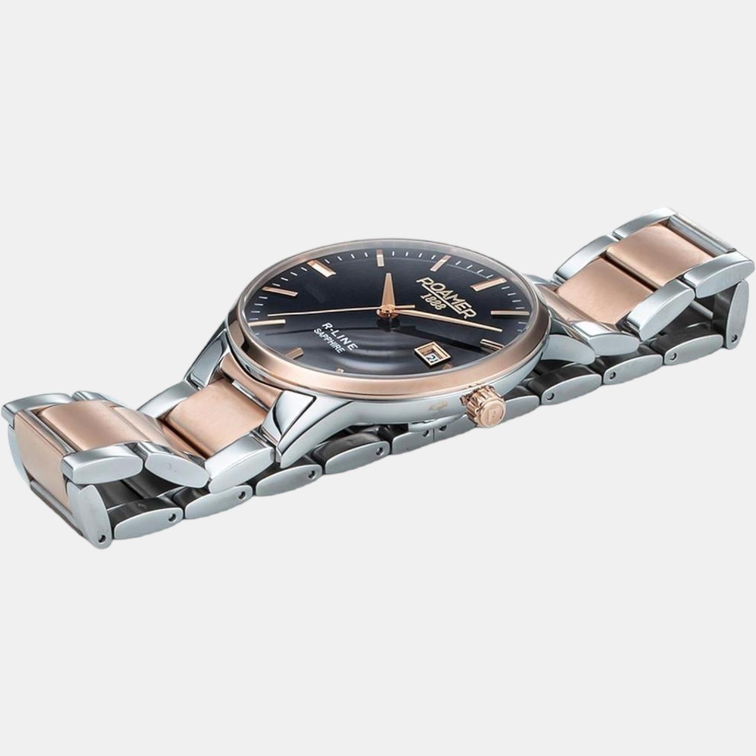 roamer-stainless-steel-blue-analog-male-watch-718833-47-45-70