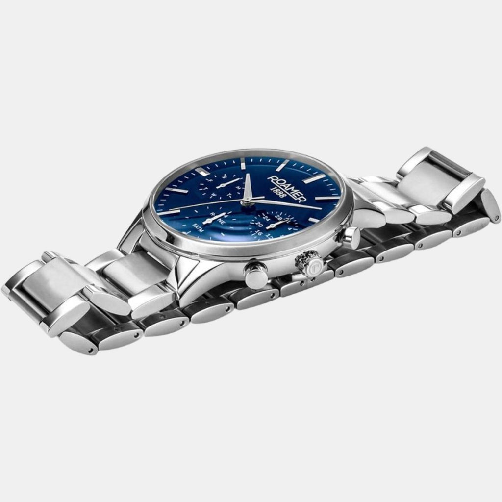 roamer-stainless-steel-blue-analog-male-watch-718982-41-45-70