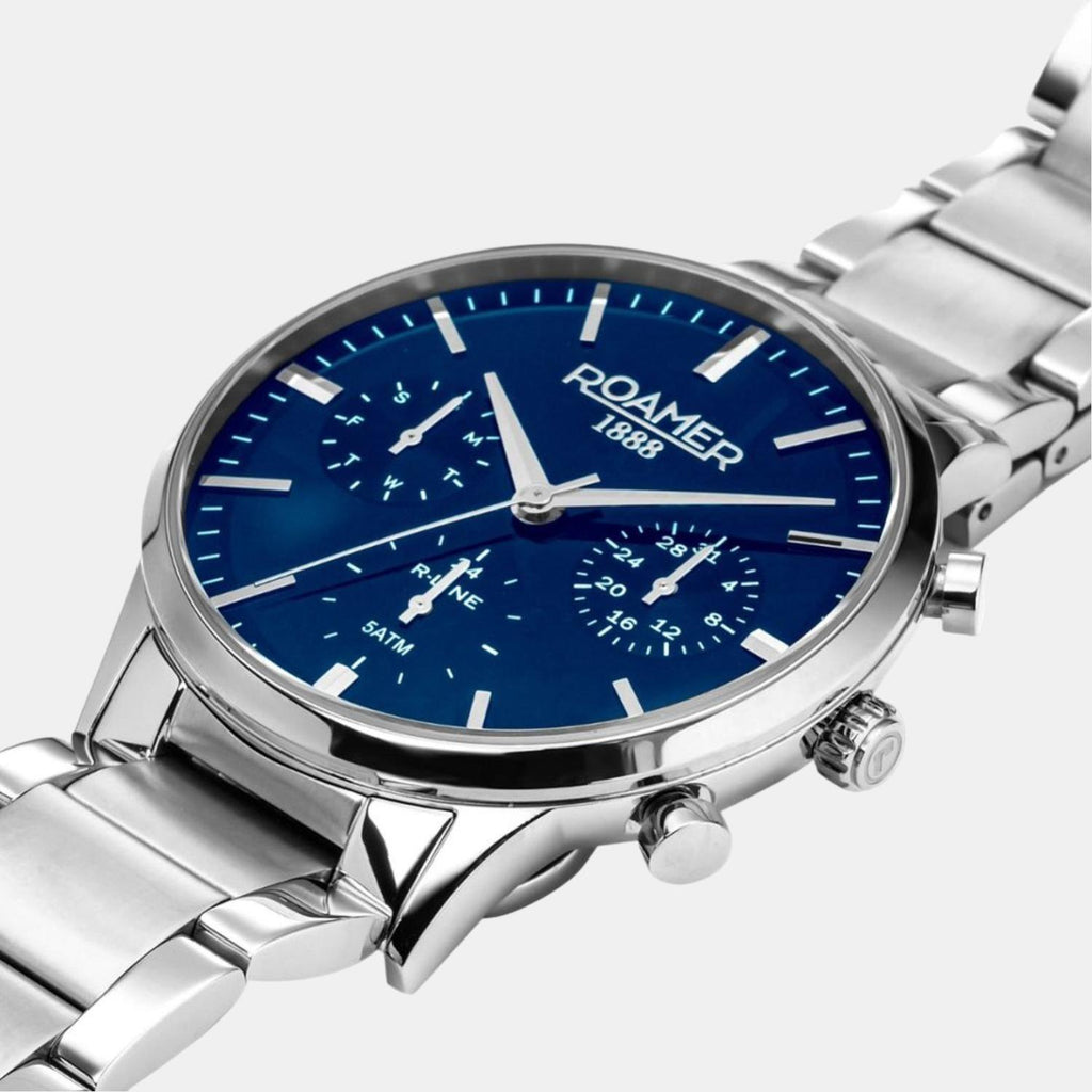 roamer-stainless-steel-blue-analog-male-watch-718982-41-45-70