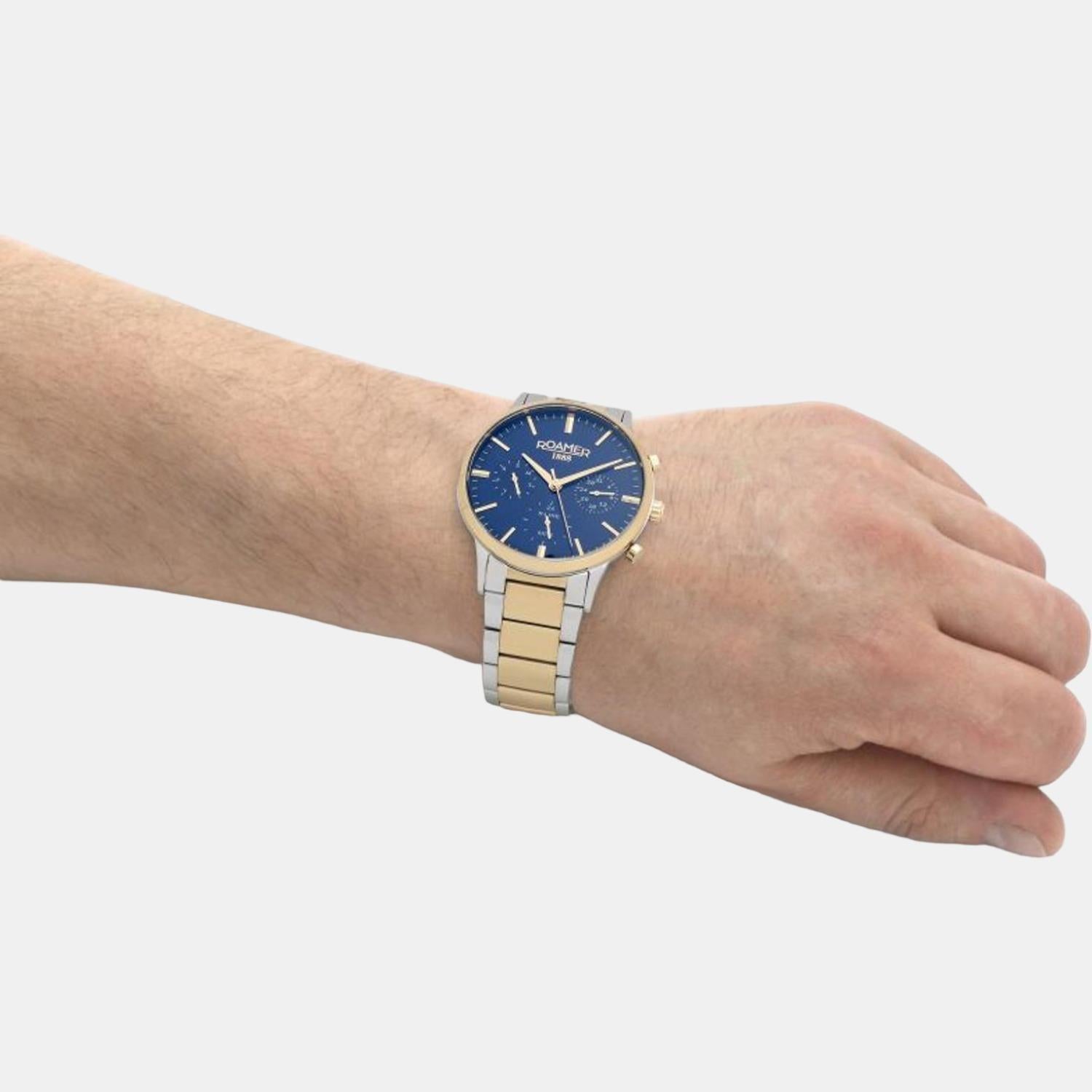 roamer-stainless-steel-blue-analog-men-watch-718982-48-45-70