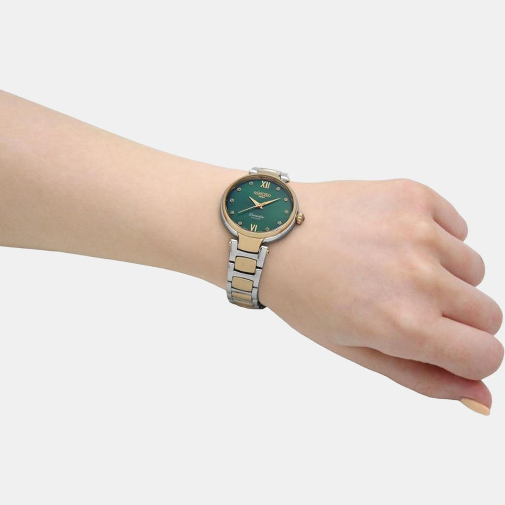 roamer-stainless-steel-green-analog-female-watch-857847-47-79-50