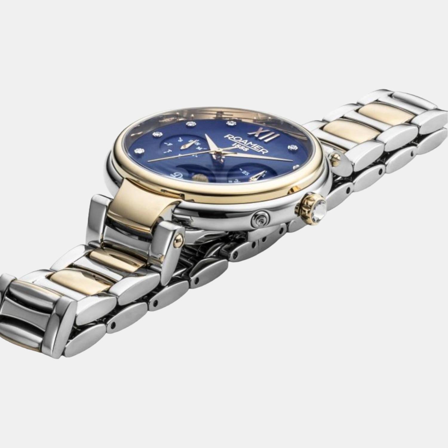 roamer-stainless-steel-blue-analog-female-watch-858801-48-49-50