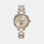 Dreamline Moonphase Female Analog Stainless Steel Watch 858801 49 38 50