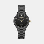 Female Black Analog Stainless Steel Watch 863857 45 55 50