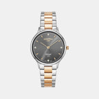 Female Grey Analog Stainless Steel Watch 863857 49 55 50