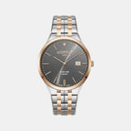 Male Grey Analog Stainless Steel Watch 864833 49 55 50