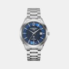 Male Blue Analog Stainless Steel Automatic Watch 953660 41 44 90