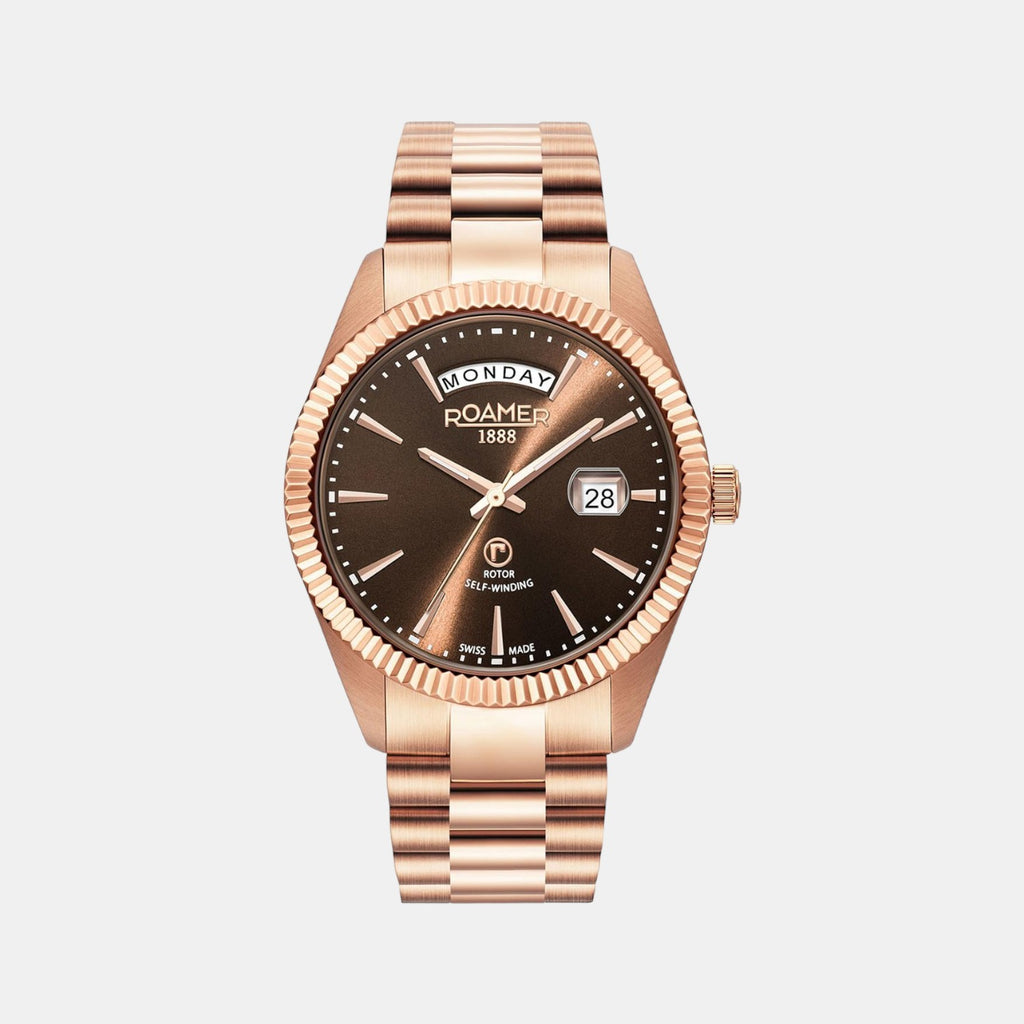 Primeline Daydate Male Analog Stainless Steel Automatic Watch 981662 49 65 90