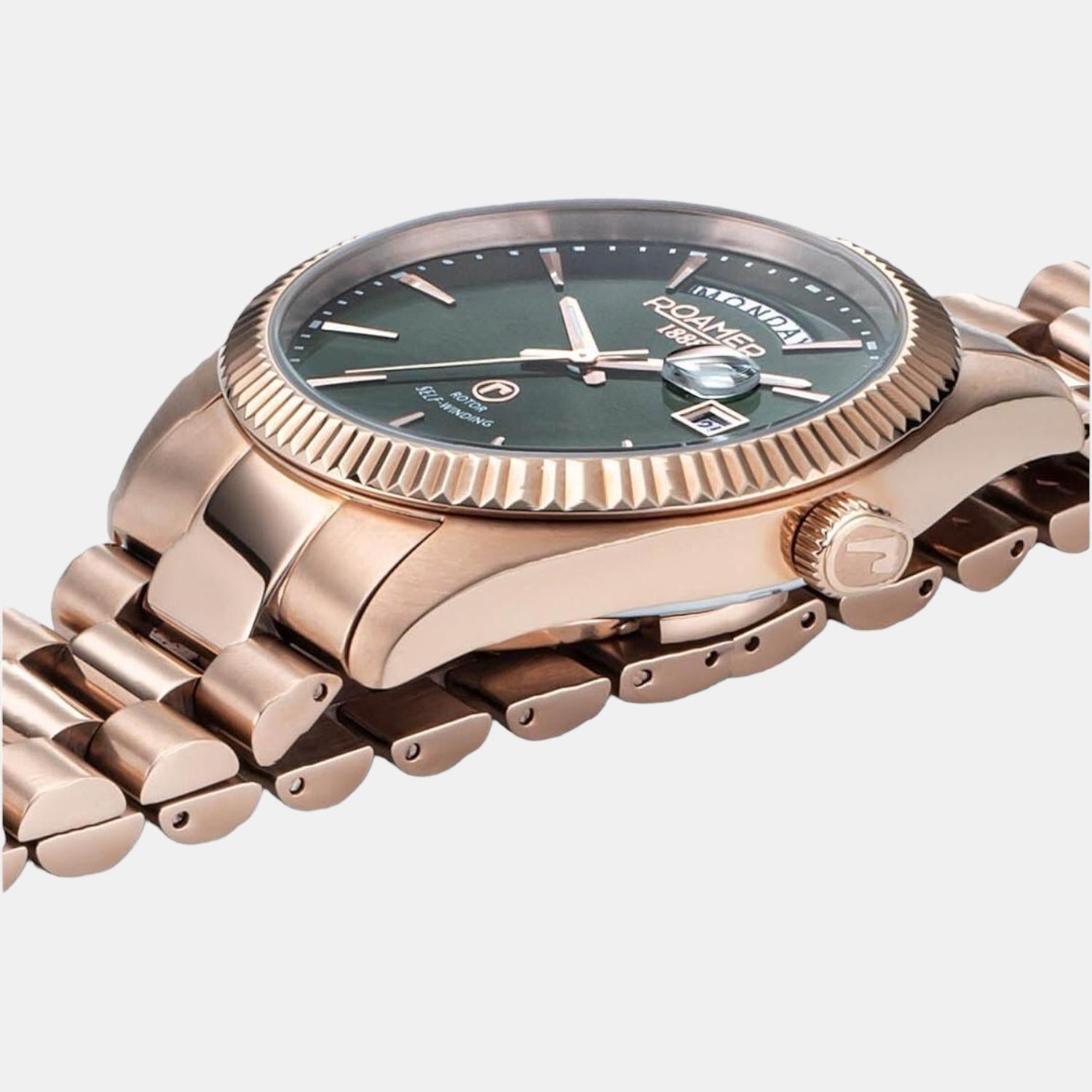 roamer-stainless-steel-green-analog-male-watch-981662-49-75-90