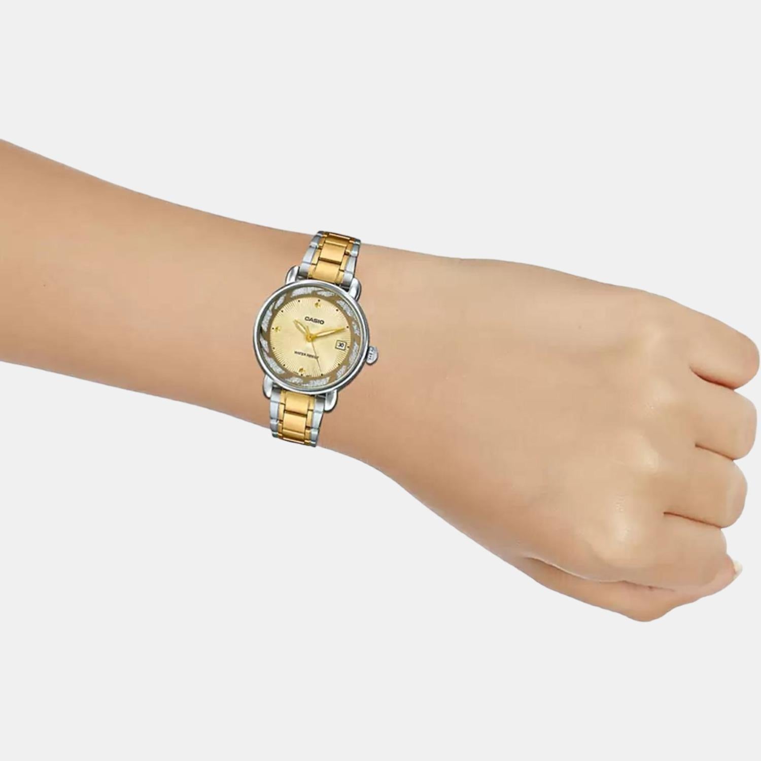 Casio Stainless Steel Gold watch