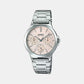 Casio Round Pink Chronograph watch