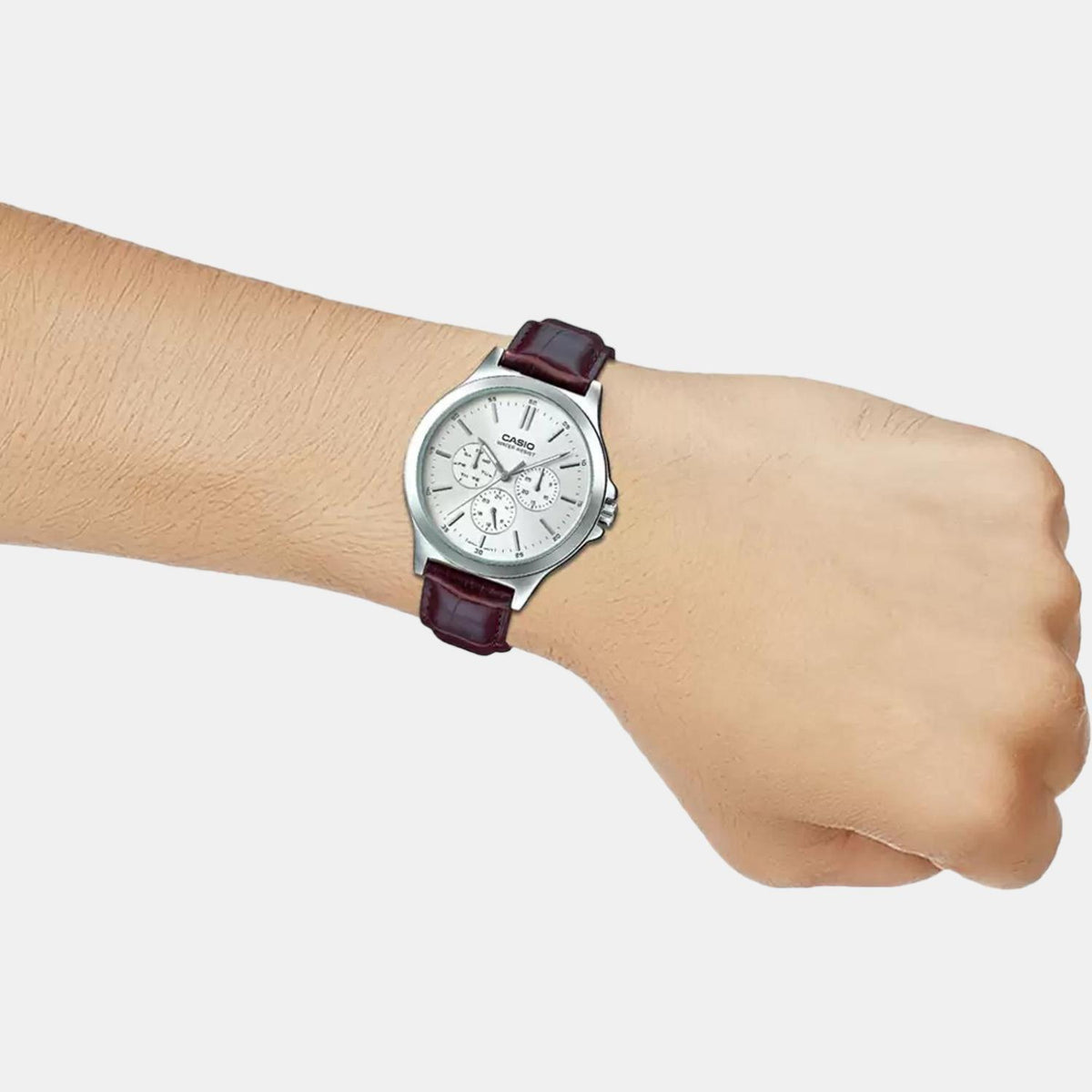 Casio Round Quartz Chronograph Men watch