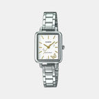 Casio Rectangular White Analog watch