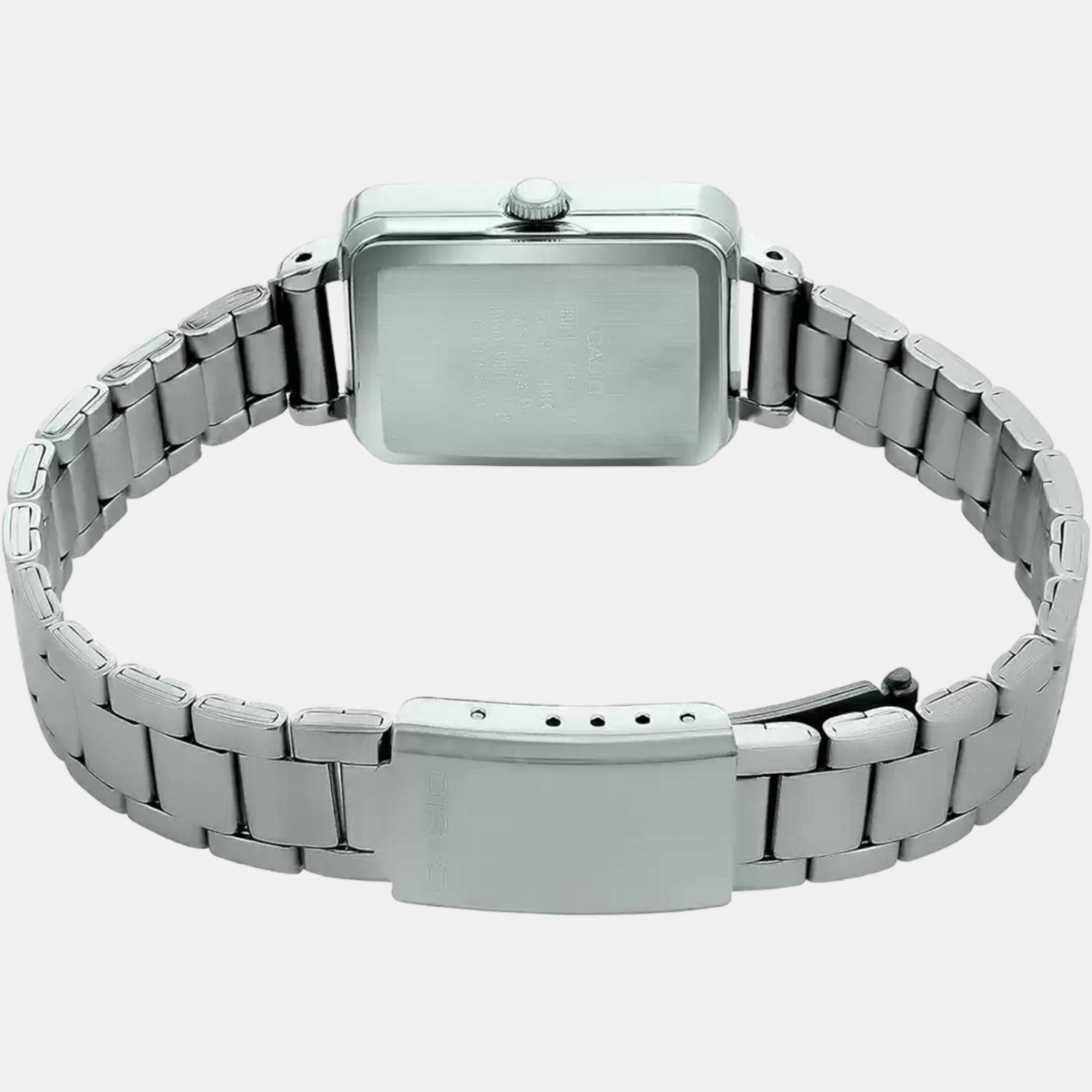 casio-stainless-steel-white-analog-women-watch-a134