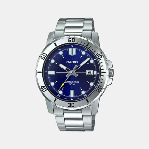 Casio Round Blue Analog watch