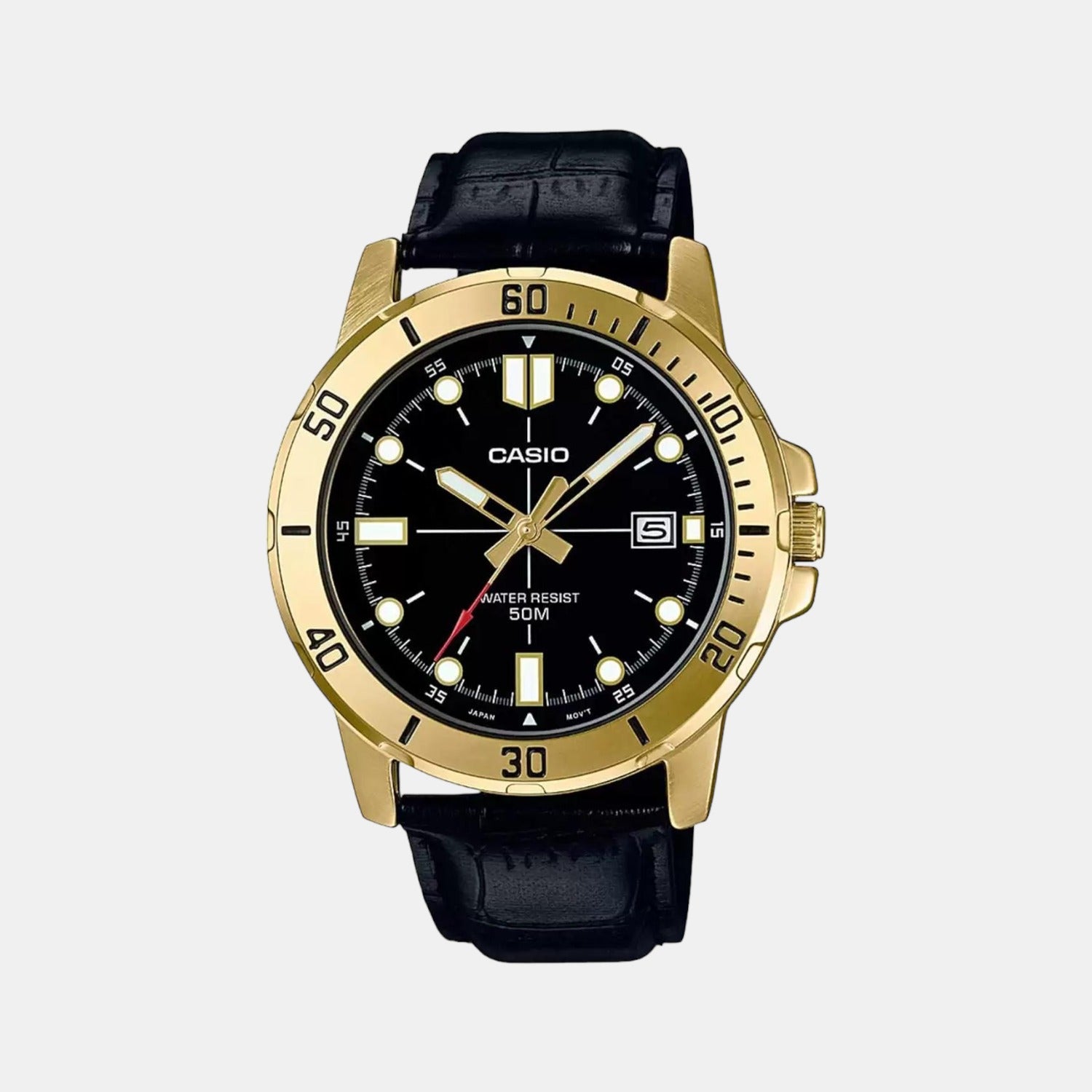 Casio Round Black Analog watch