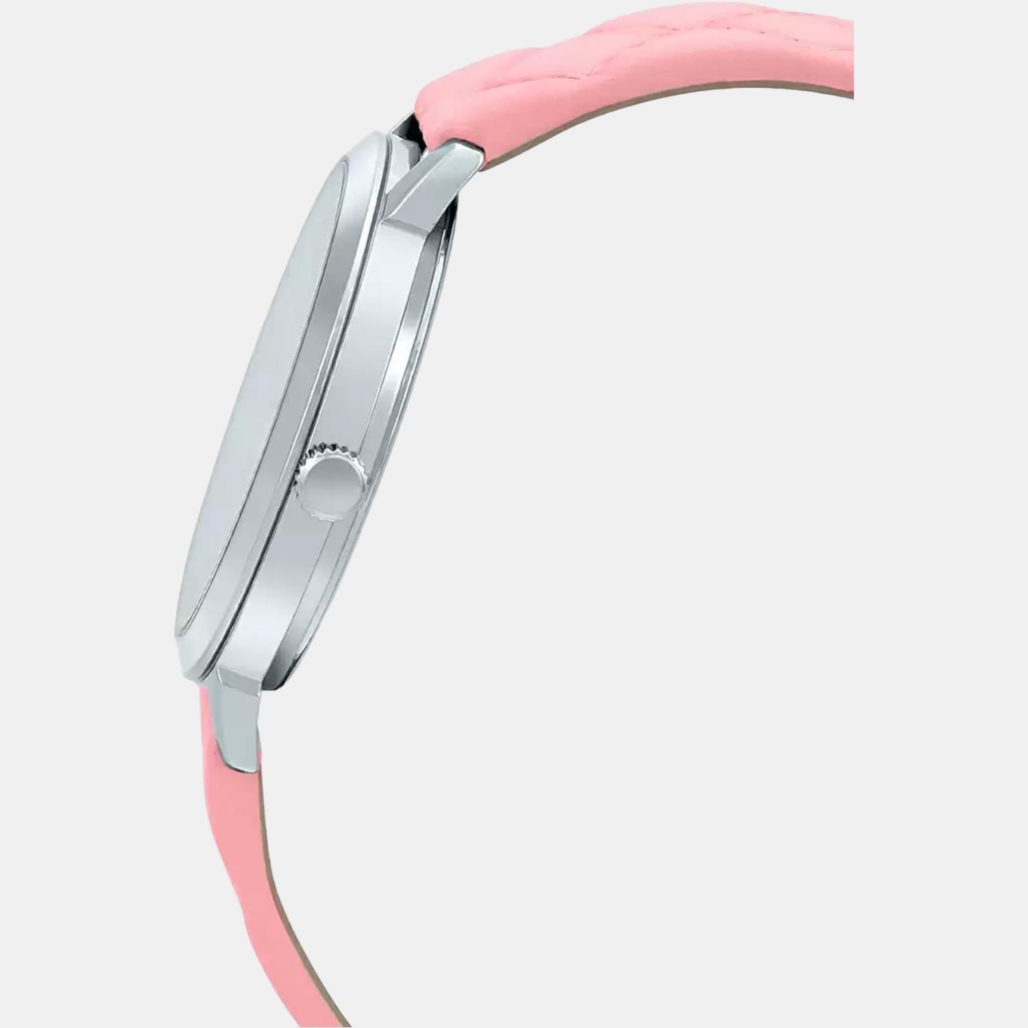 Casio Women Round Silver watch