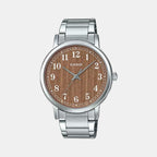 Casio Round Brown Analog watch