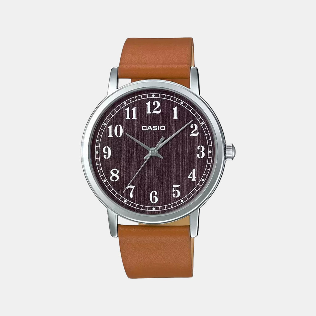 Casio Round Brown Analog watch