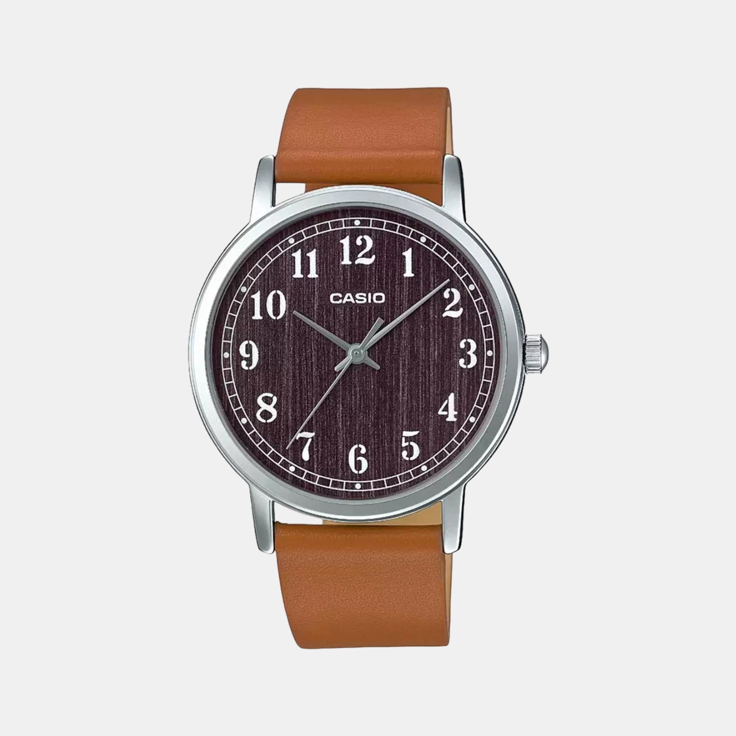 Casio Round Brown Analog watch