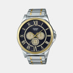 Casio Round Blue Chronograph watch