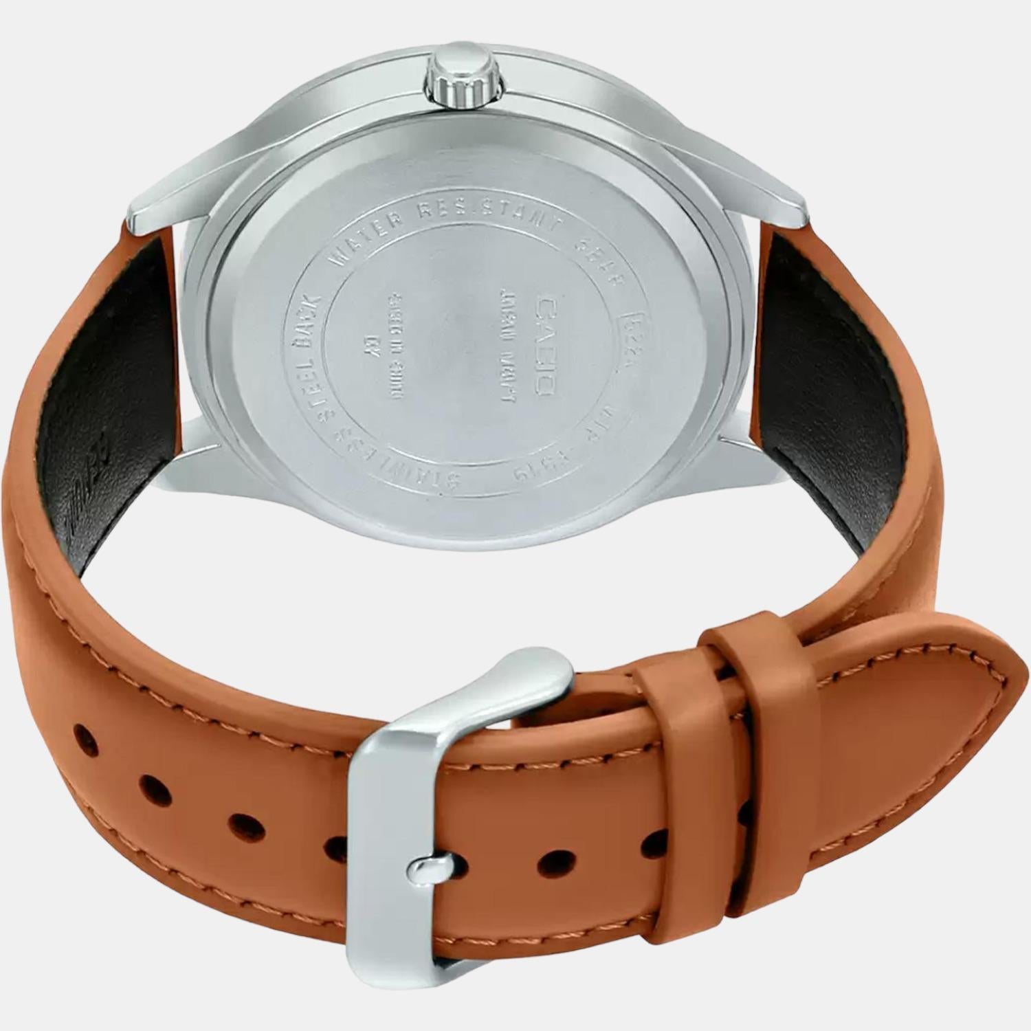 Casio Leather Black watch