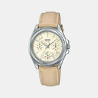 Casio Round Yellow Chronograph watch