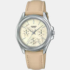 Casio Leather Yellow watch