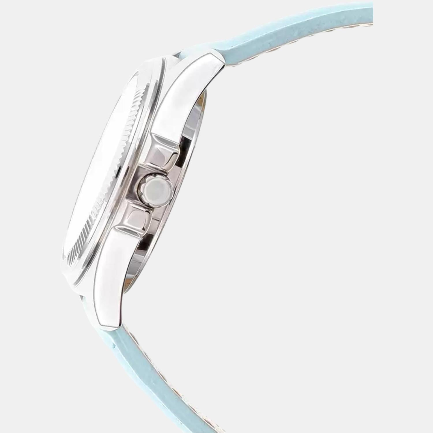 Casio Women Round Blue watch