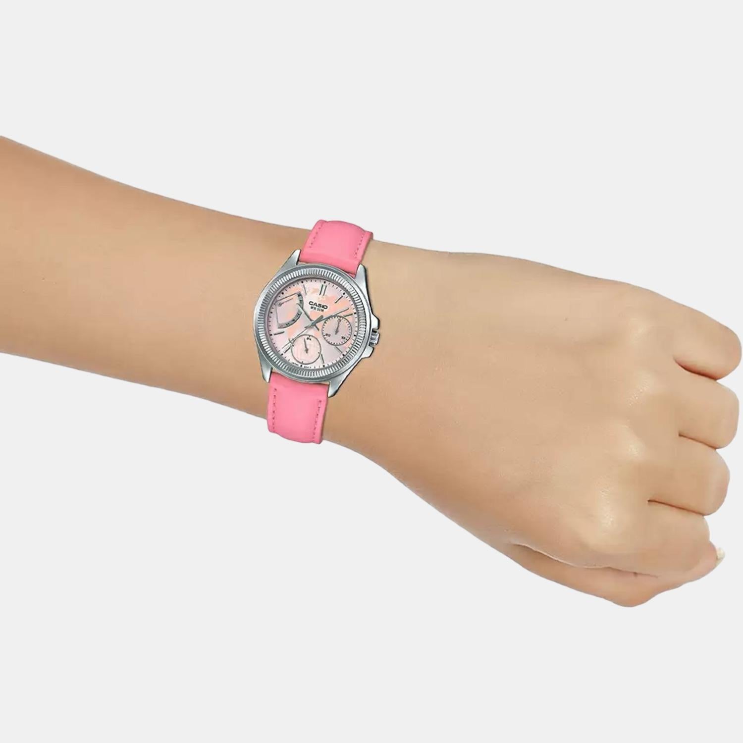 Casio 34 mm Pink Quartz watch