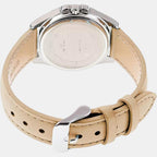 Casio Leather Silver watch