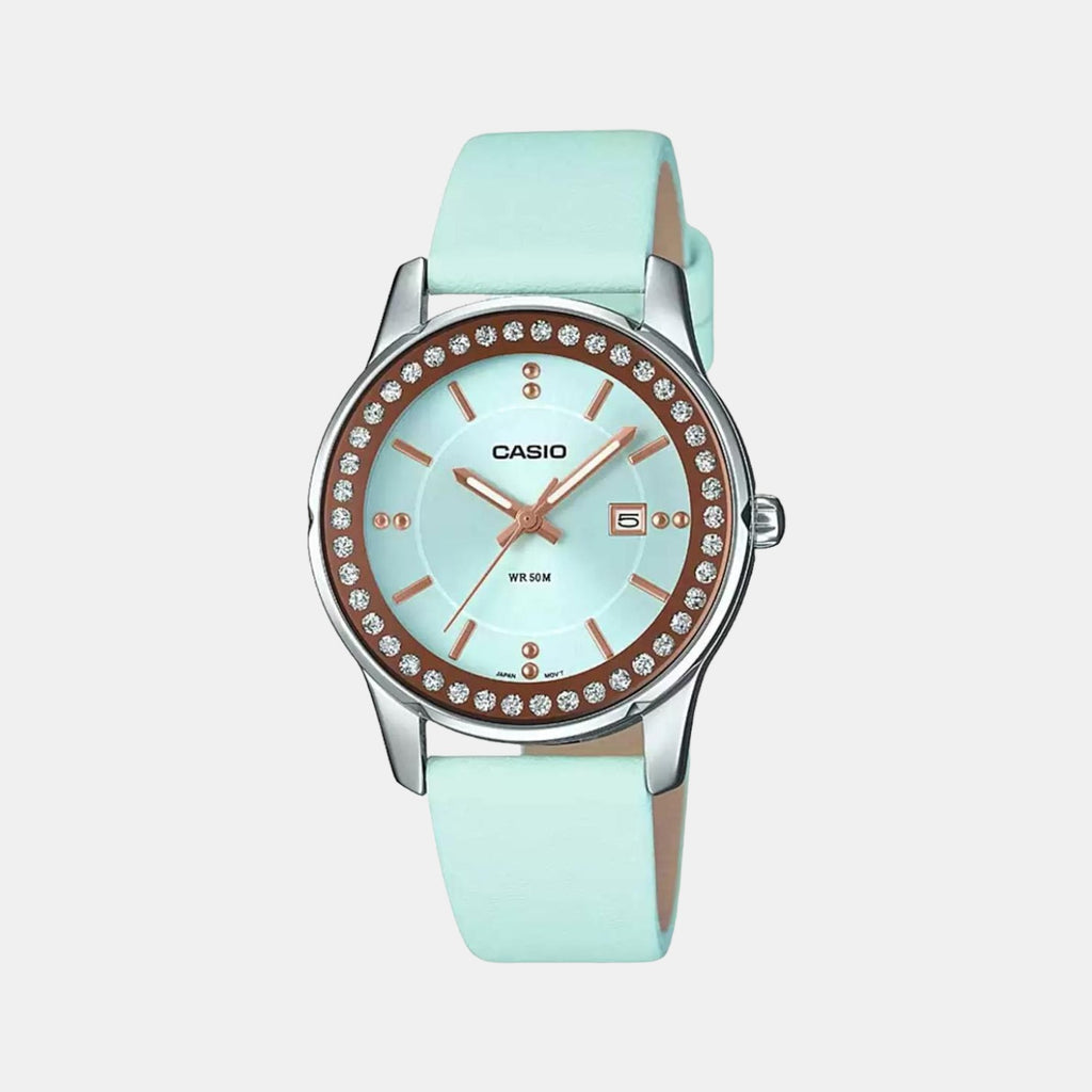 Casio Round Blue Analog watch