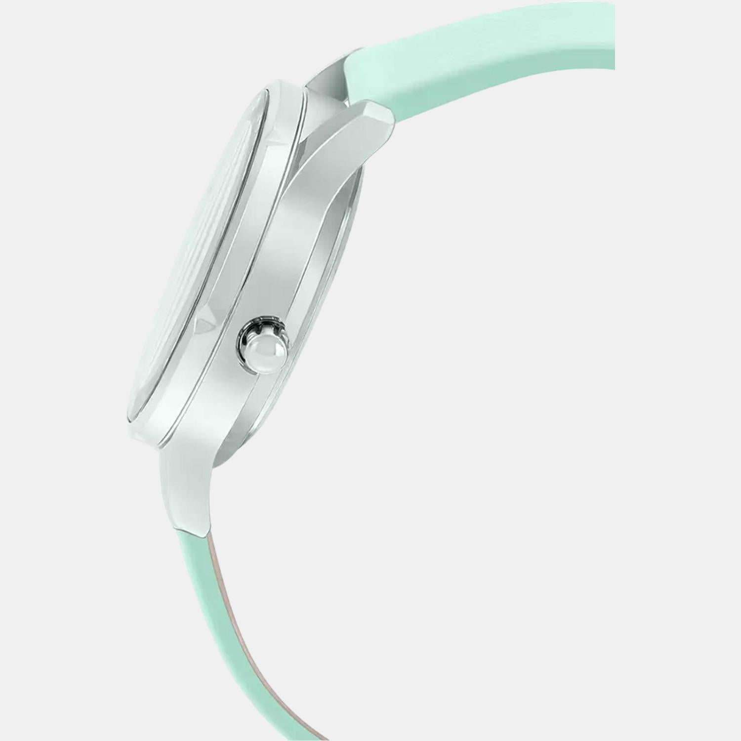 Casio Women Round Blue watch