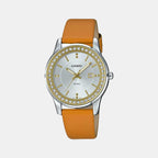 Casio Round Silver Analog watch