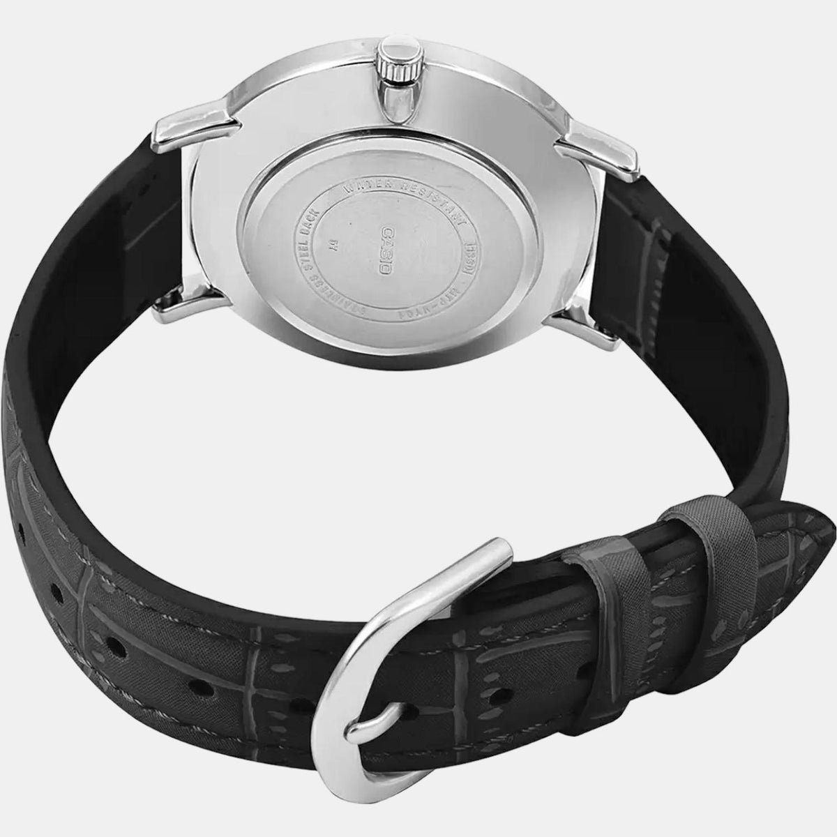 Casio Leather Black watch