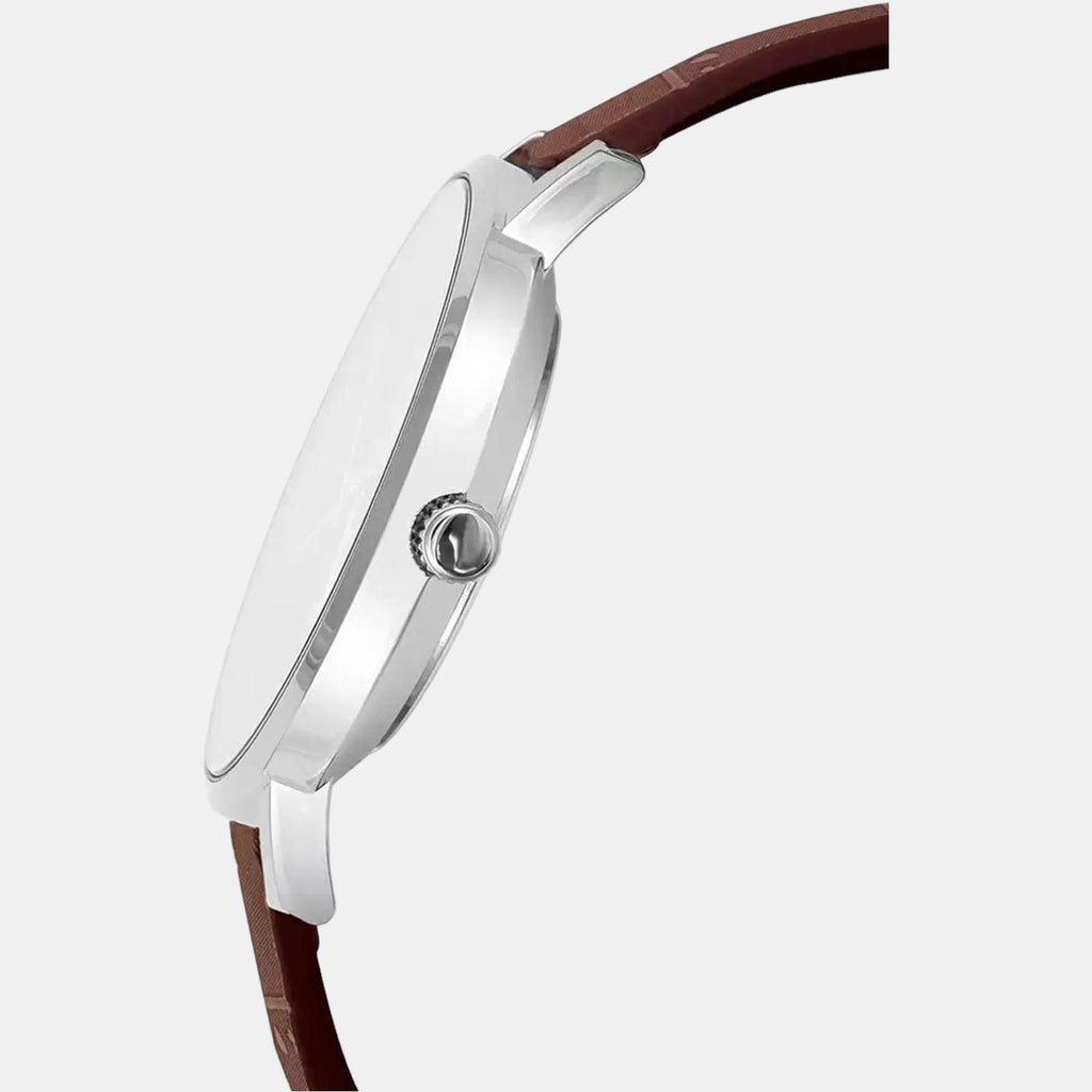 Casio Men Round White watch