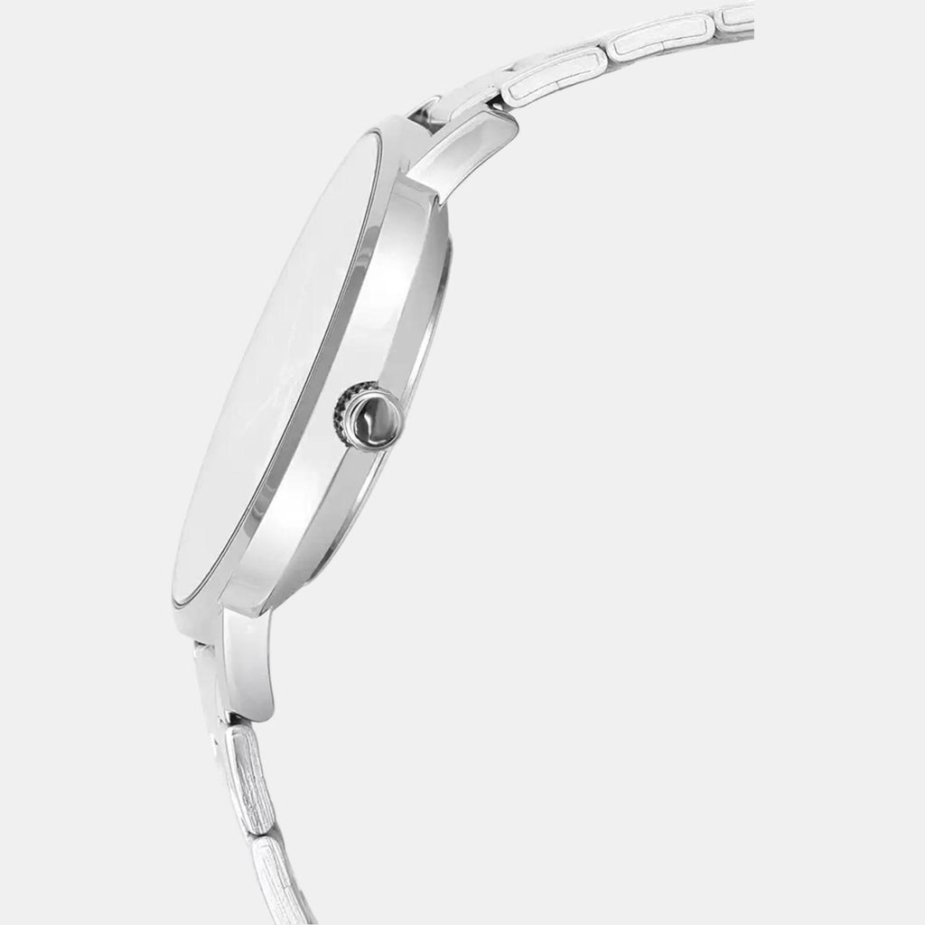 Casio Women Round Silver watch