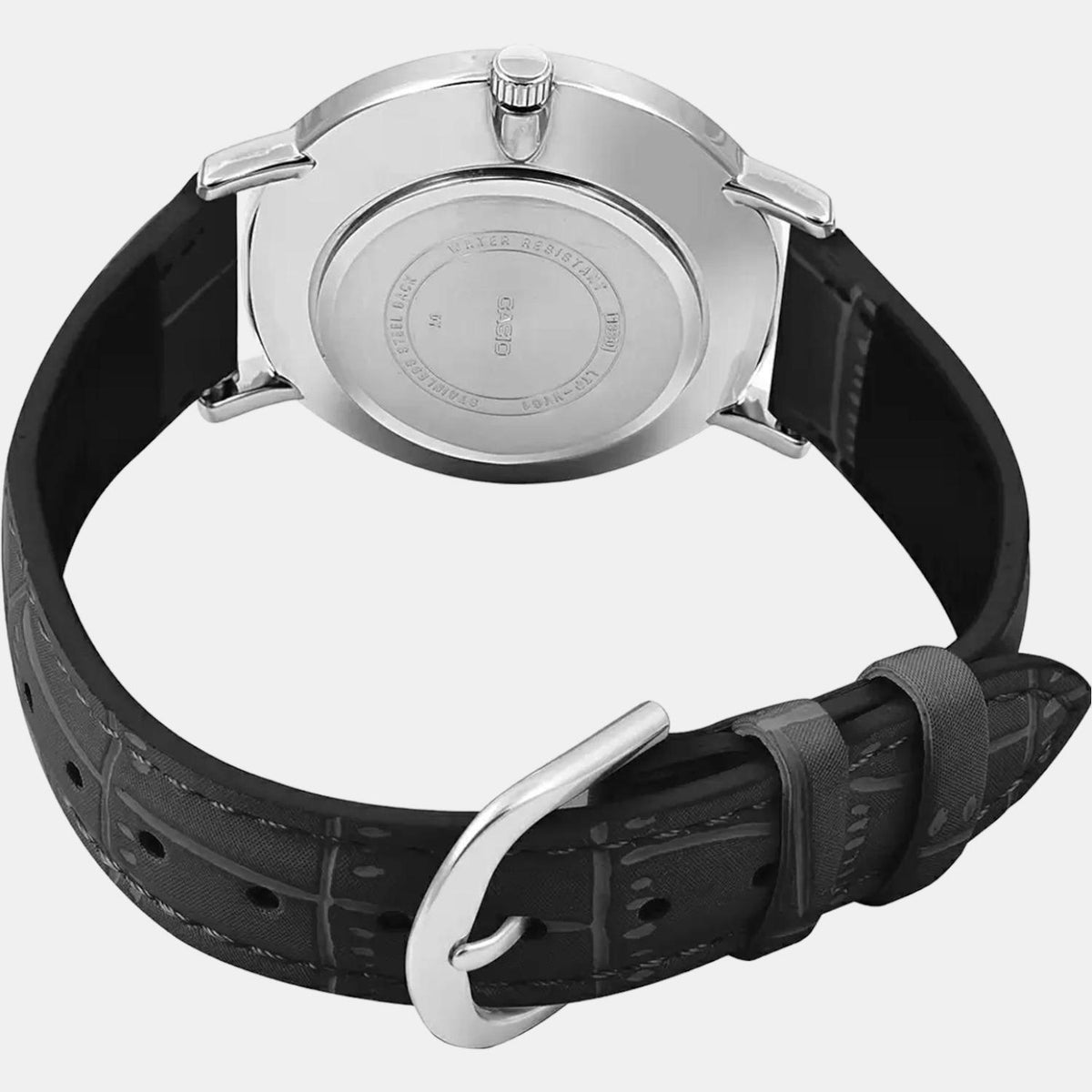 Casio Leather Black watch