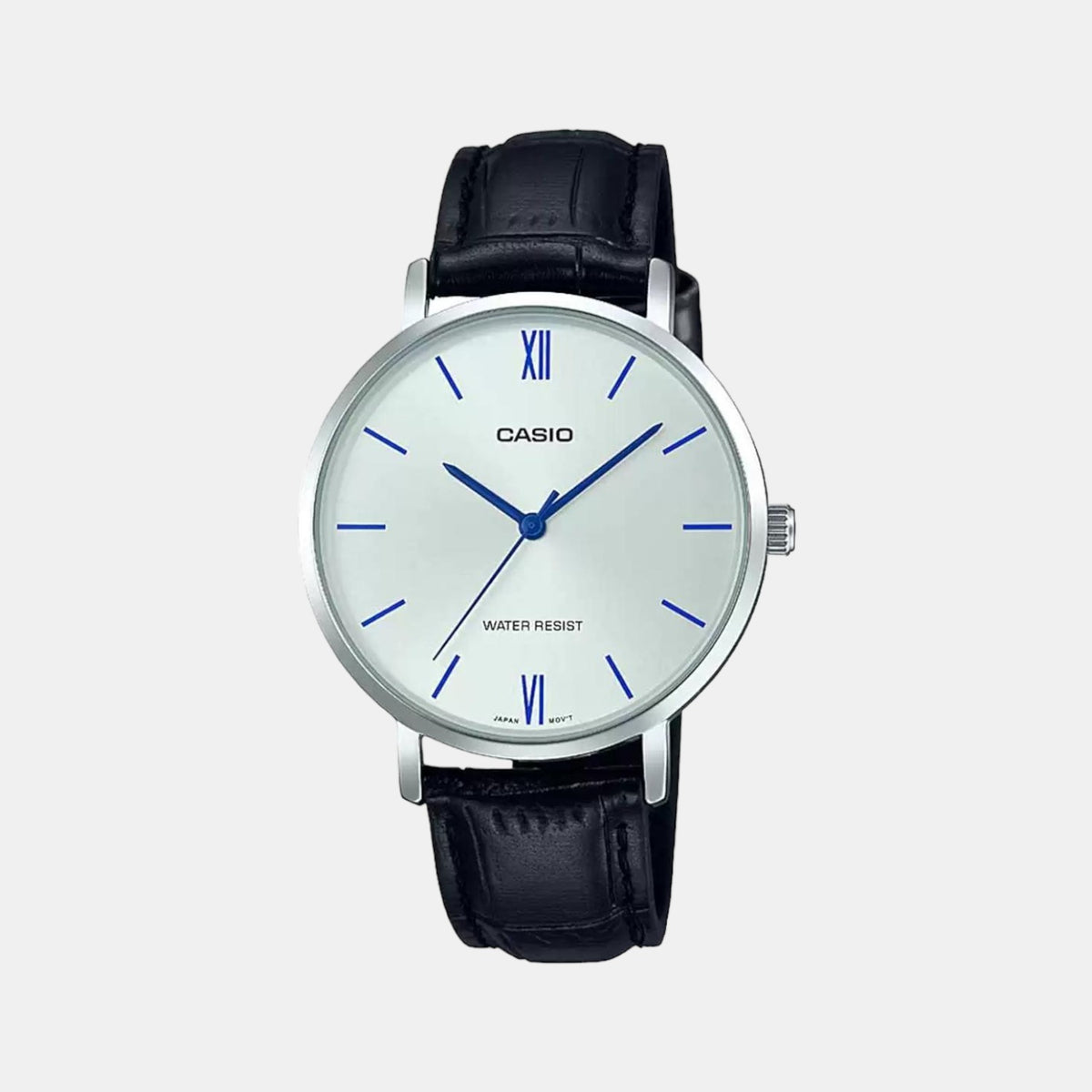 Casio Round White Analog watch
