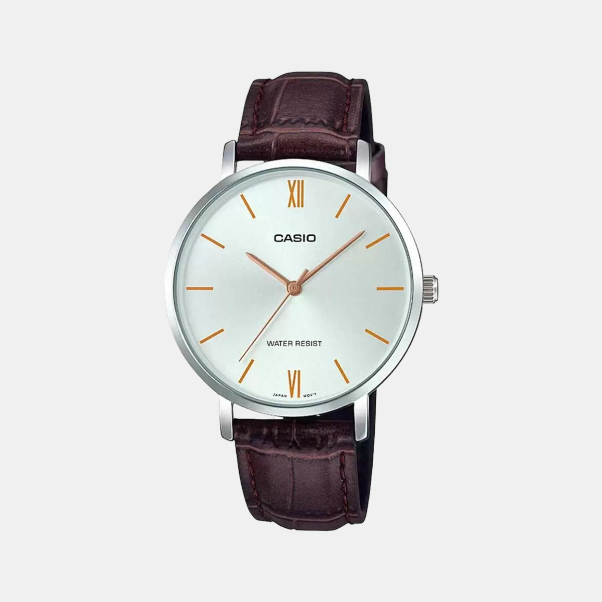 Casio Round Silver Analog watch
