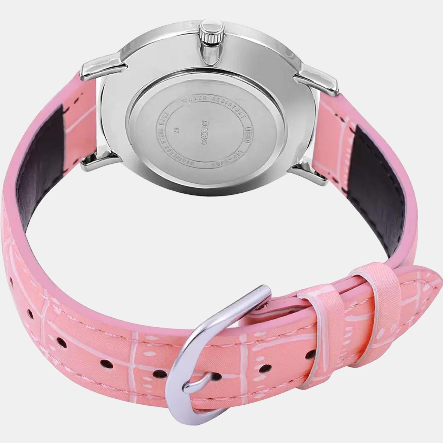 Casio Leather Rose Gold watch